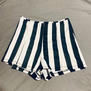 B&W Striped Shorts